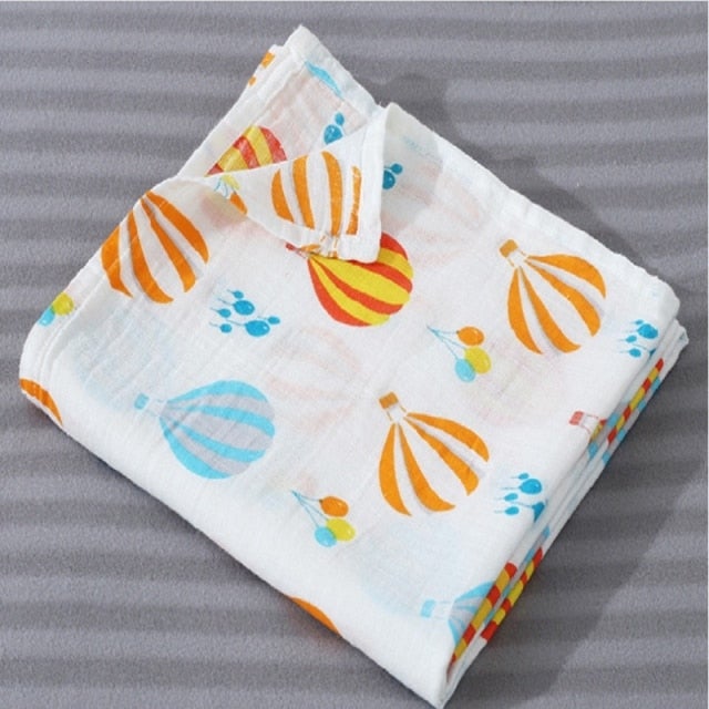 100% Cotton Baby Muslin Multipack Wraps Blanket & Swaddling Best Nappy Bags