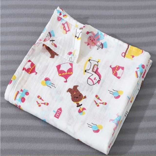 100% Cotton Baby Muslin Multipack Wraps Blanket & Swaddling Best Nappy Bags