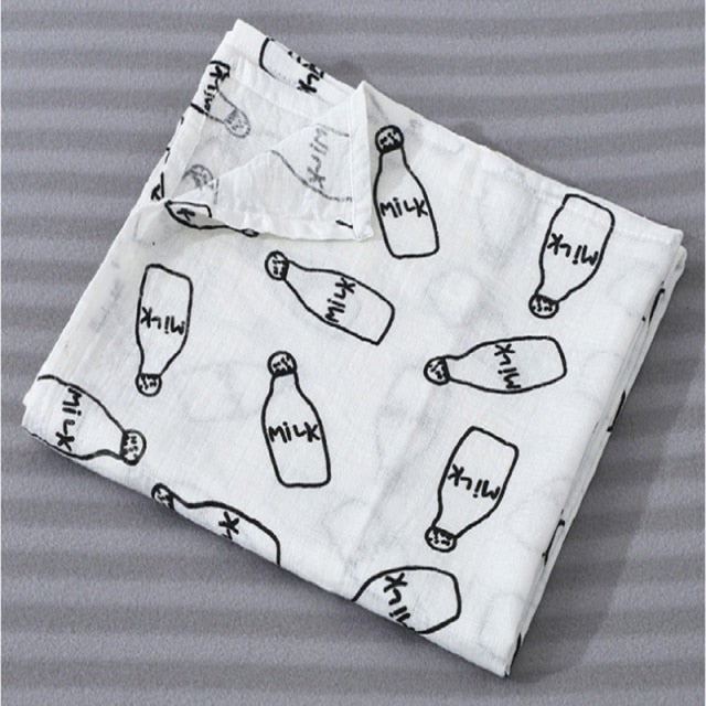 100% Cotton Baby Muslin Multipack Wraps Blanket & Swaddling Best Nappy Bags