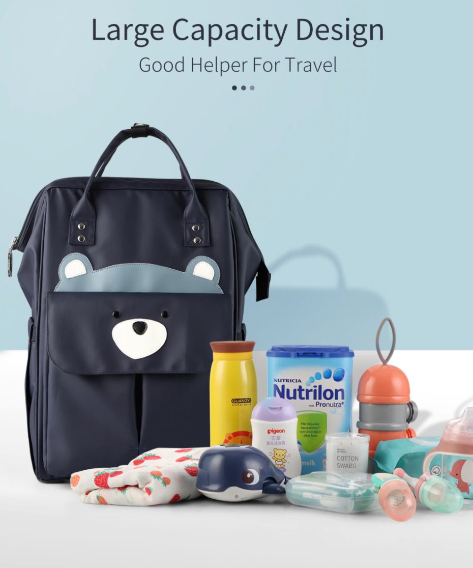 Animal Collection Waterproof Nappy Backpack Diaper Bags Best Nappy Bags