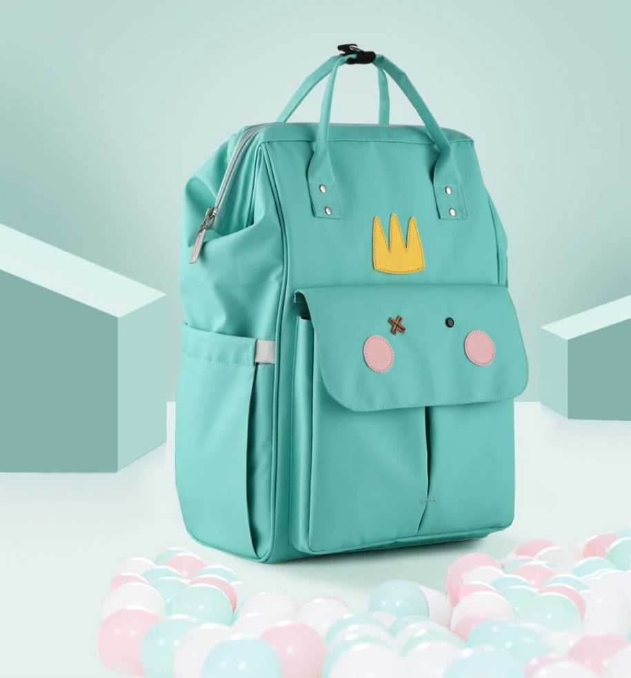 Animal Collection Waterproof Nappy Backpack Diaper Bags Best Nappy Bags Green
