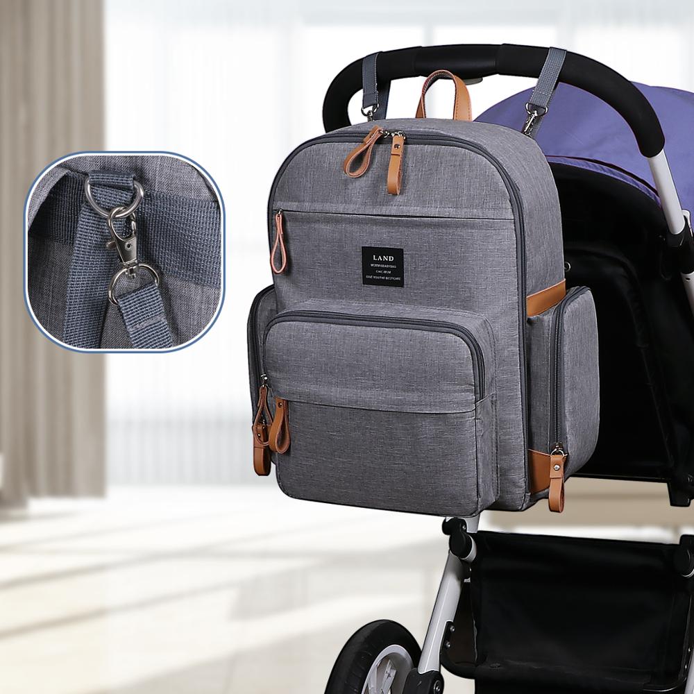 LAND Multifunction Waterproof Nappy Bag Backpack Diaper Bags Best Nappy Bags