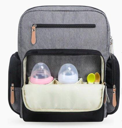 LAND Waterproof Nappy Bag Backpack With Changing Mat! Nappy Bags Best Nappy Bags