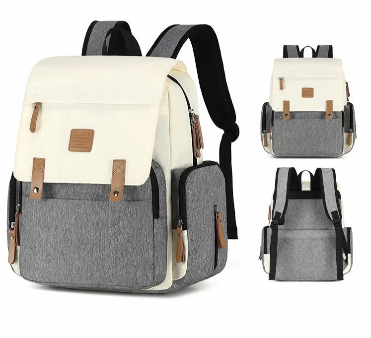 LAND Waterproof Nappy Bag Backpack With Changing Mat! Nappy Bags Best Nappy Bags