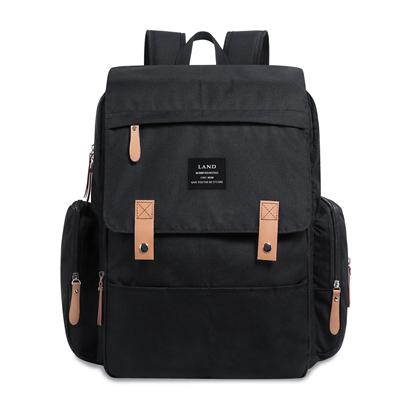 LAND Waterproof Nappy Bag Backpack With Changing Mat! Nappy Bags Best Nappy Bags Black