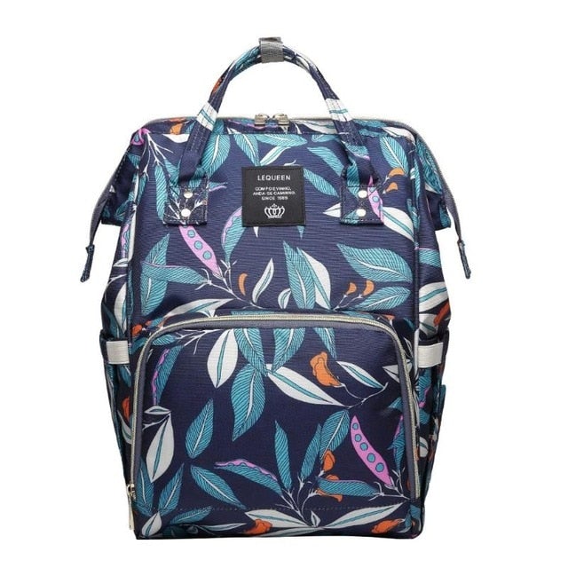 Nappy Bag Backpack Diaper Bags Best Nappy Bags Blue Leaf