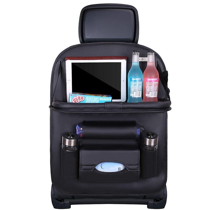 PU Leather Waterproof Universal Car Seat Organiser Vehicle Organizers Best Nappy Bags