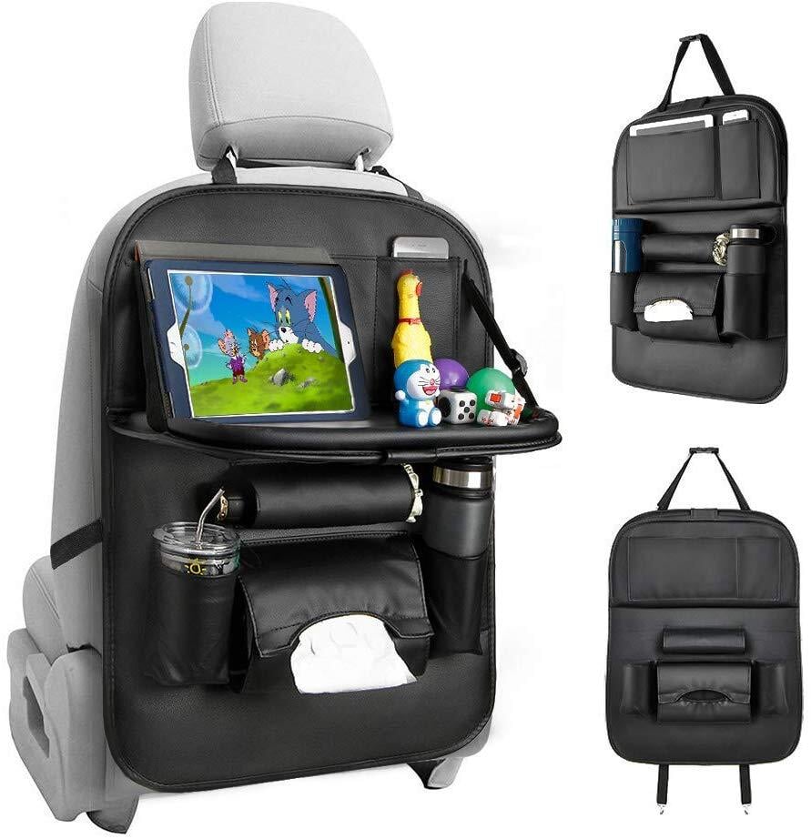 PU Leather Waterproof Universal Car Seat Organiser Vehicle Organizers Best Nappy Bags
