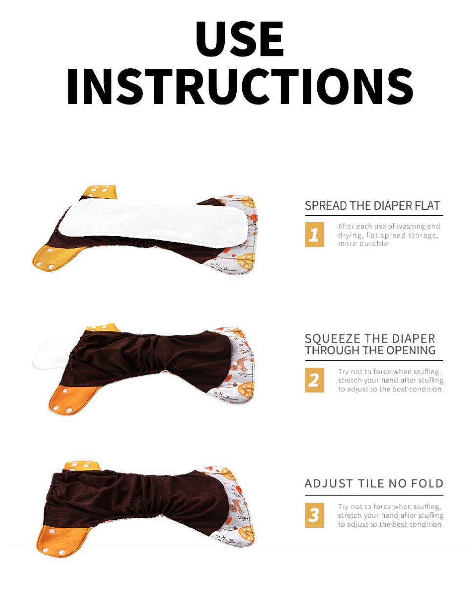 Re-useable Nappy Microfibre Inserts Diapers Best Nappy Bags