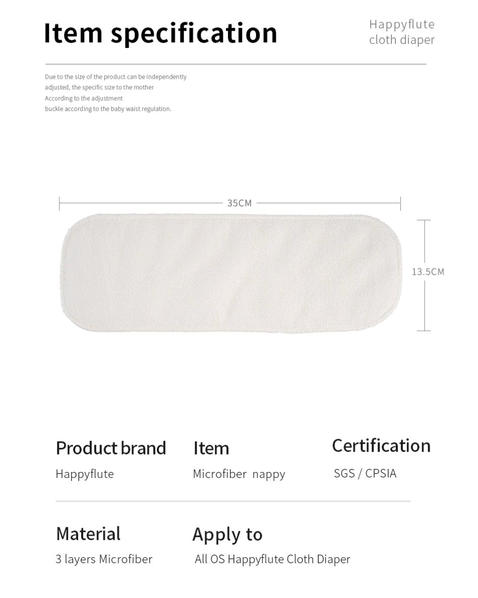 Re-useable Nappy Microfibre Inserts Diapers Best Nappy Bags