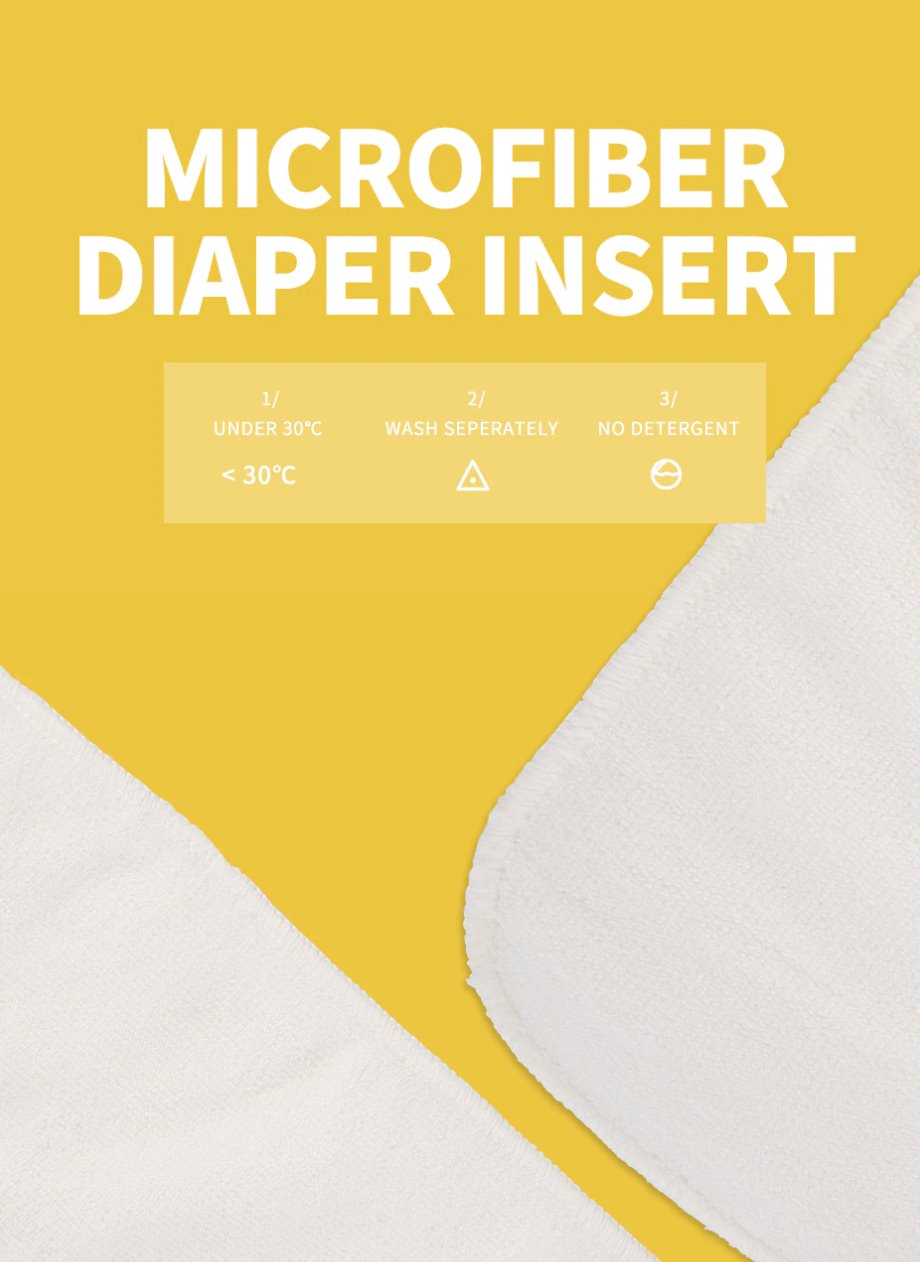 Re-useable Nappy Microfibre Inserts Diapers Best Nappy Bags