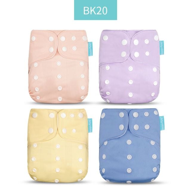 Reusable Cloth Nappies x4 Set Cloth Diaper Best Nappy Bags