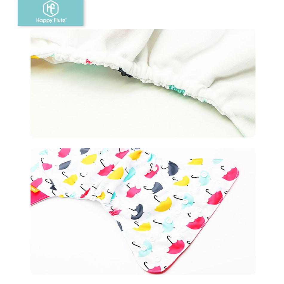 Reusable Cloth Nappies x4 Set Cloth Diaper Best Nappy Bags
