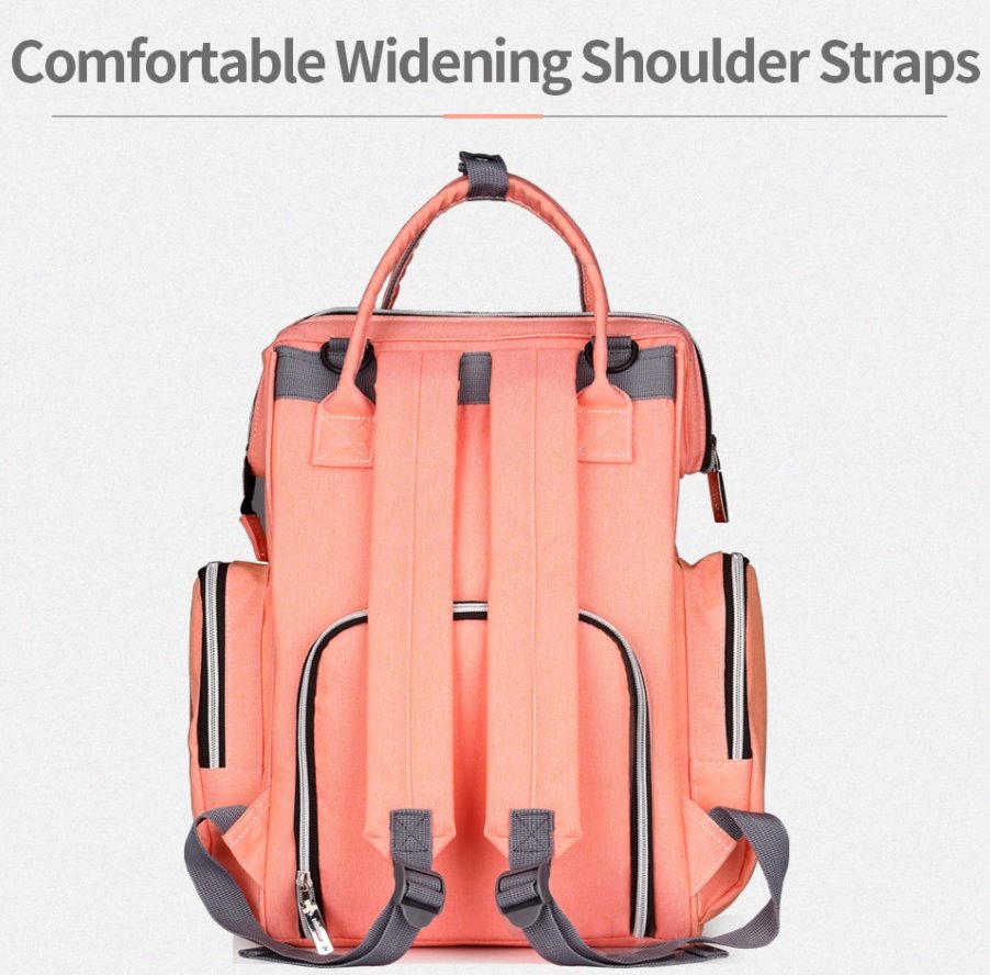 Side Pocket Style Waterproof Nappy Backpack Diaper Bags Best Nappy Bags