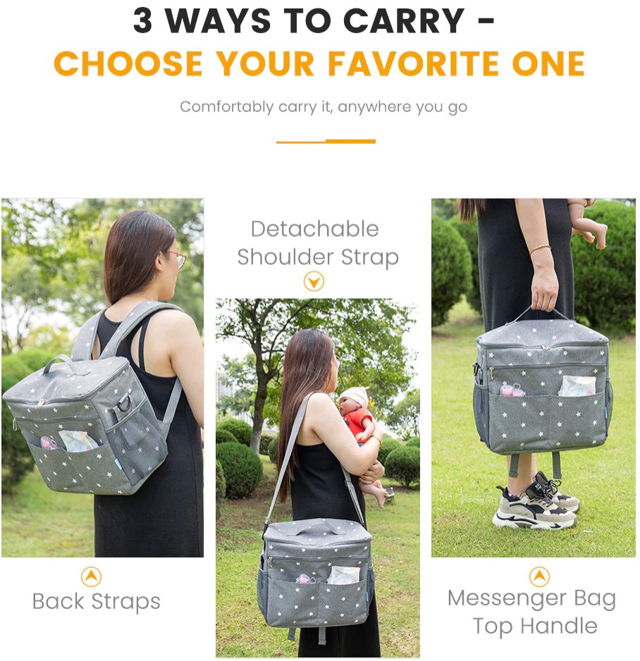 Stroller & Pram Nappy Bag Diaper Bags Best Nappy Bags