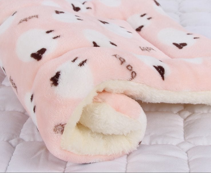 Thick and Soft Baby Blanket Swaddling Blankets Best Nappy Bags Pink With Sheep Small