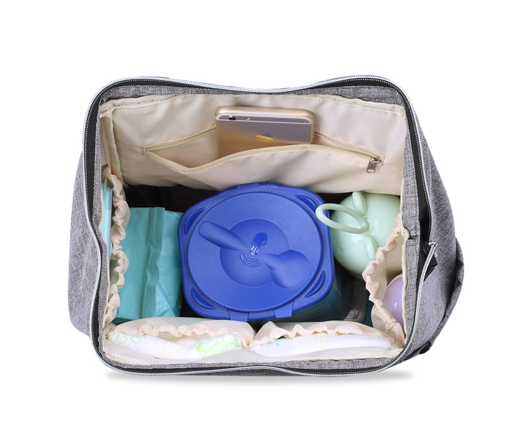 Top Zip Style Waterproof Nappy Backpack Diaper Bags Best Nappy Bags