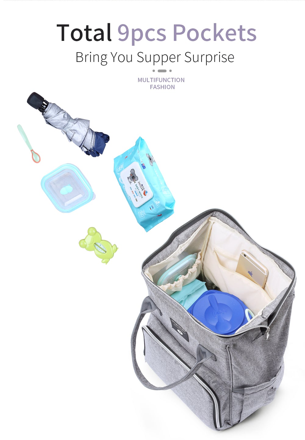 Waterproof Nappy Backpack Diaper Bags Best Nappy Bags