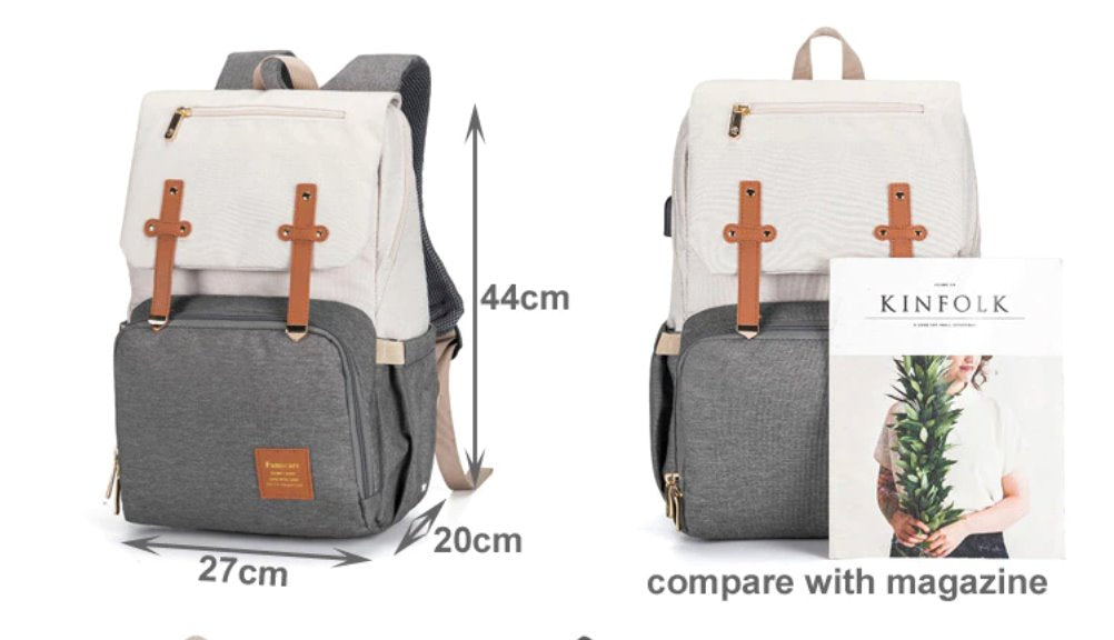 Waterproof Nappy Bag Backpack With Bottle Warmer! Diaper Bags Best Nappy Bags