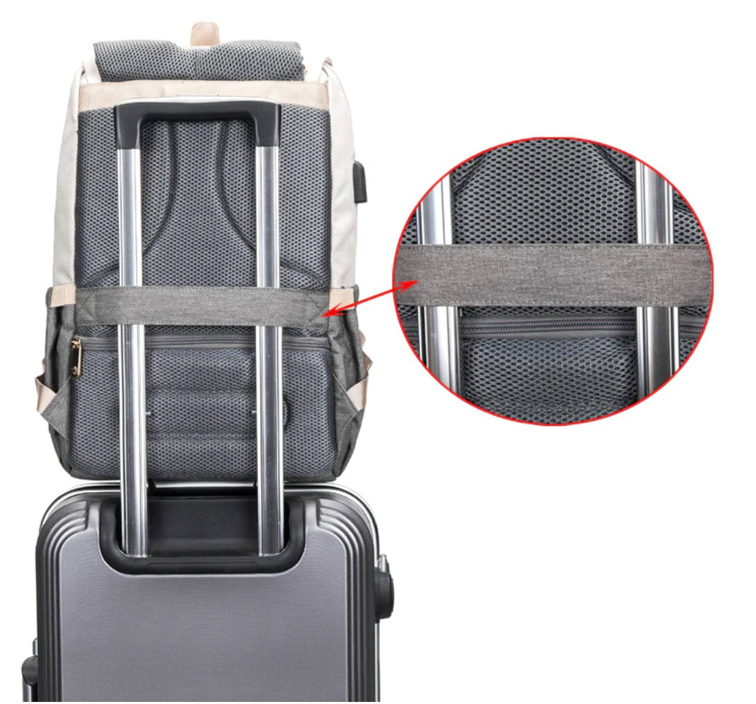 Waterproof Nappy Bag Backpack With Bottle Warmer! Diaper Bags Best Nappy Bags