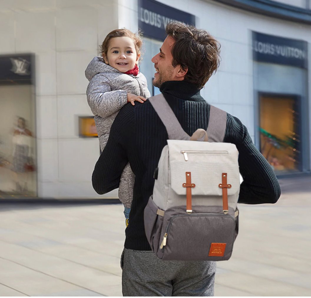 Waterproof Nappy Bag Backpack With Bottle Warmer! Diaper Bags Best Nappy Bags