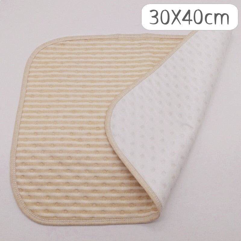 Waterproof Washable Baby Changing Mats Changing Pads & Covers BestNappyBags 30x40cm Stripe