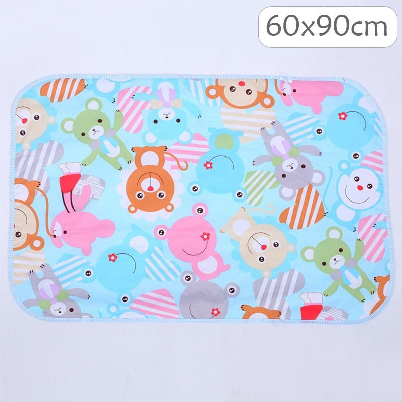 Waterproof Washable Baby Changing Mats Changing Pads & Covers BestNappyBags 60x90cm Bear