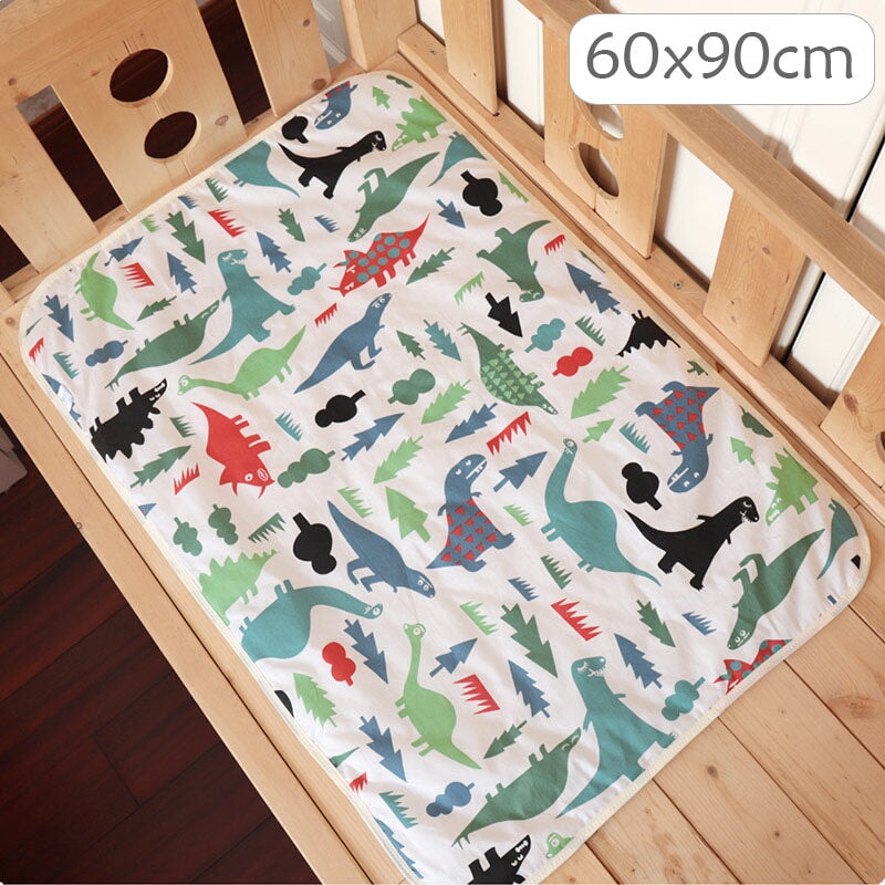 Waterproof Washable Baby Changing Mats Changing Pads & Covers BestNappyBags 60x90cm Dinosaur