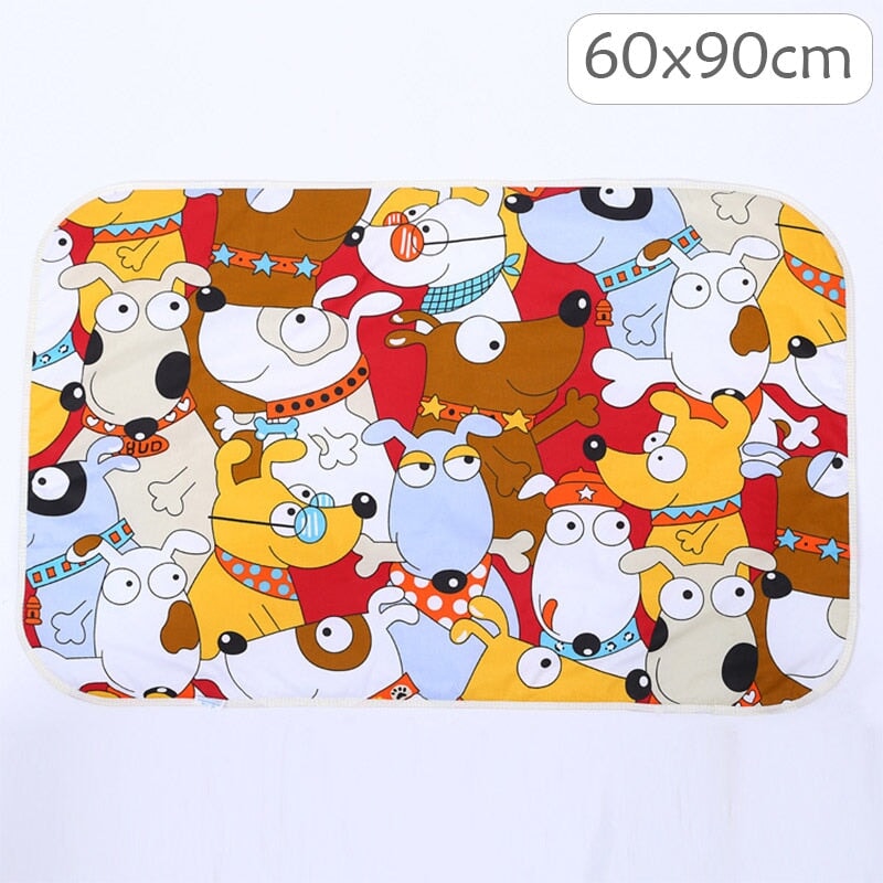 Waterproof Washable Baby Changing Mats Changing Pads & Covers BestNappyBags 60x90cm Dog