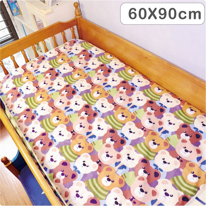 Waterproof Washable Baby Changing Mats Changing Pads & Covers BestNappyBags 60x90cm Striped Bear