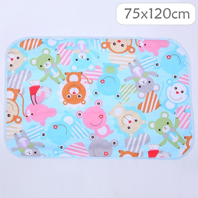 Waterproof Washable Baby Changing Mats Changing Pads & Covers BestNappyBags 75x120cm Bear