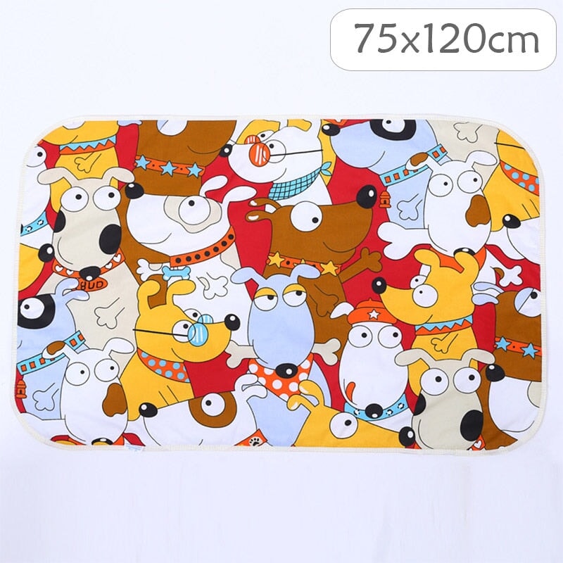 Waterproof Washable Baby Changing Mats Changing Pads & Covers BestNappyBags 75x120cm Dog