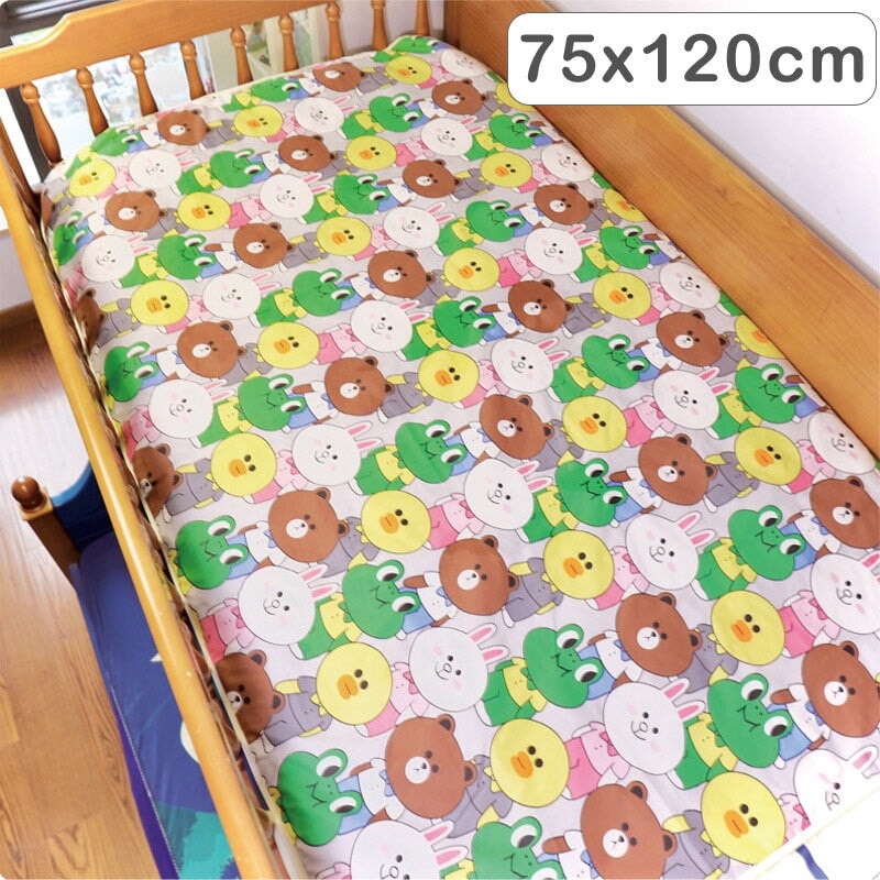Waterproof Washable Baby Changing Mats Changing Pads & Covers BestNappyBags 75x120cm Frog Bear