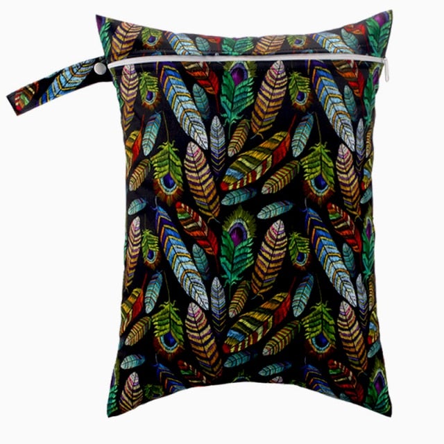 Waterproof Wet Nappies Bag Diaper Bags Best Nappy Bags Feathers