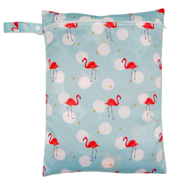 Waterproof Wet Nappies Bag Diaper Bags Best Nappy Bags Flamingo
