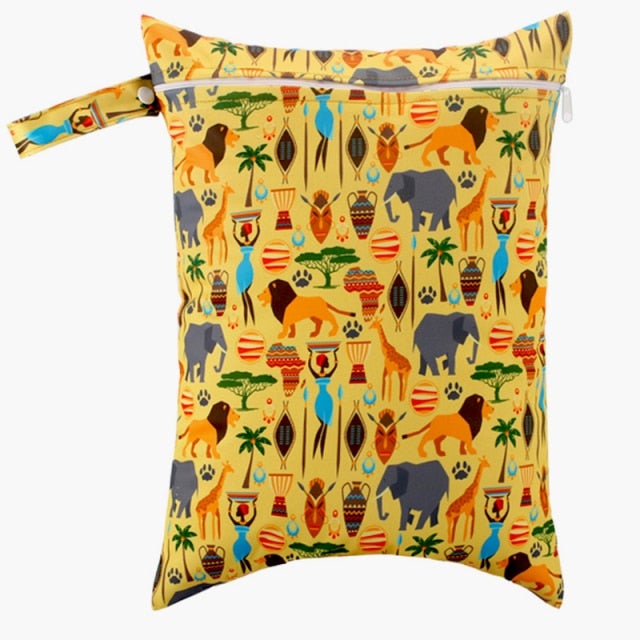 Waterproof Wet Nappies Bag Diaper Bags Best Nappy Bags Jungle Animals