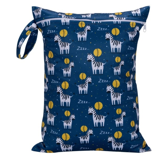 Waterproof Wet Nappies Bag Diaper Bags Best Nappy Bags Zebra