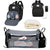 3-in-1 Nappy Bag Backpack with Cot Diaper Bags Best Nappy Bags Black 