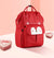 Animal Collection Waterproof Nappy Backpack Diaper Bags Best Nappy Bags Red 