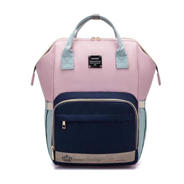 Nappy Bag Backpack Diaper Bags Best Nappy Bags Pink & Blue 