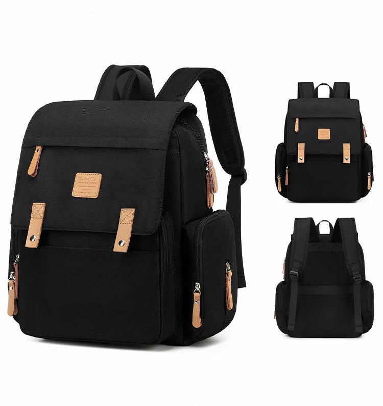 Original LAND Mommy Diaper Bags Mother Large Capacity Travel Nappy Backpacks with changing mat Baby Nursing Bags Real Leather Home LAND Official Store 