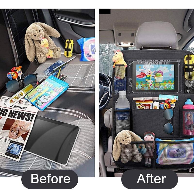 Universal Car Seat Organiser With Tablet Holder Vehicle Organizers Best Nappy Bags 