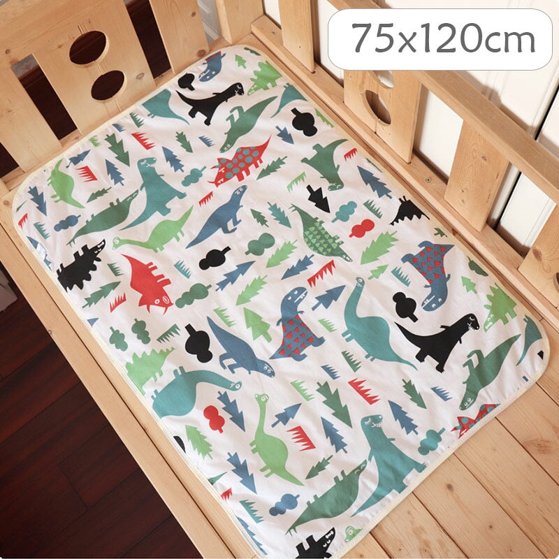Waterproof Washable Baby Changing Mats Changing Pads & Covers BestNappyBags 75x120cm Dinosaur 