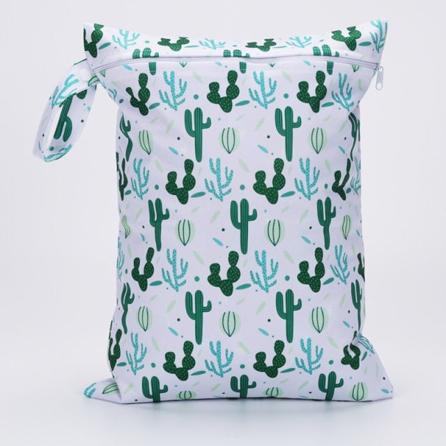 Waterproof Wet Nappies Bag Diaper Bags Best Nappy Bags Cactus 