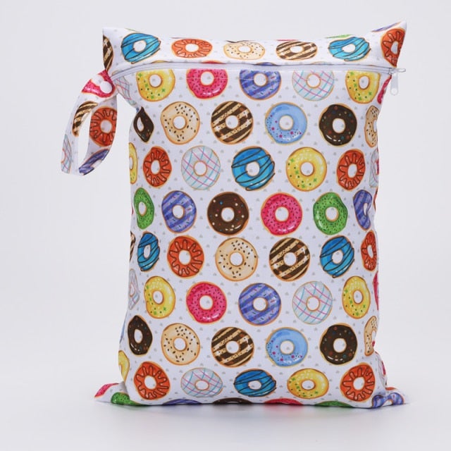 Waterproof Wet Nappies Bag Diaper Bags Best Nappy Bags Donuts 